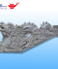 Rồng đá thời Lý NBS- RĐ210 - Tượng rồng phong thủy bằng đá