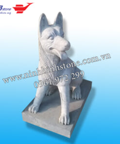 Tượng Chó đá NBS-TCĐ 213 - Tượng chó bằng đá tự nhiên
