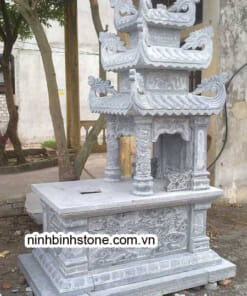 Mộ đá ba mái đá xanh NBS-MCM253