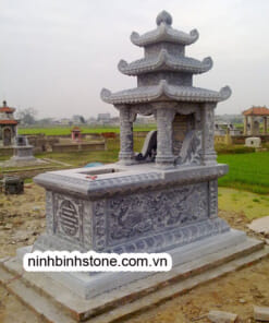 Mộ đá ba mái - Mộ đá nguyên khối NBS-MCM257