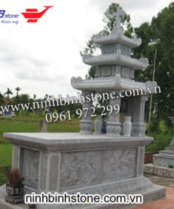 Mộ đá công giáo ba mái NBS-MCG218