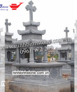 Mộ đá công giáo ba mái  NBS-MCG227
