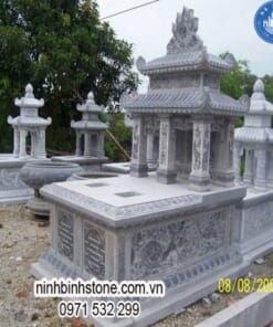Mộ đá đôi đẹp NBS-MĐĐ228