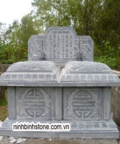 Mộ đá đôi đá xanh Thanh Hóa NBS-MĐĐ240