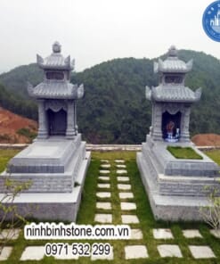 Mộ đá hai mái - Mộ đá tự nhiên NBS-MCM238