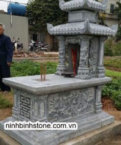 Mộ đá hai mái khắc rồng NBS-MCM239