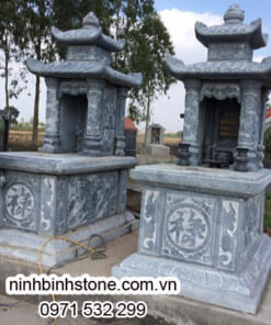 Mộ đá hai mái - Mộ đá giá rẻ NBS-MCM241