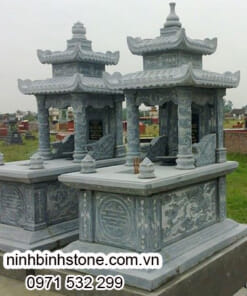 Mộ đá hai mái - Mộ đá đẹp sang trọng NBS-MCM245