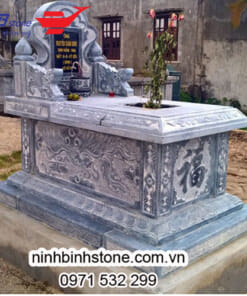 Mộ đá tam sơn đẹp NBS-MĐTS215