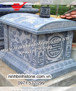 Mộ đá tam sơn đá xanh NBS-MĐTS220