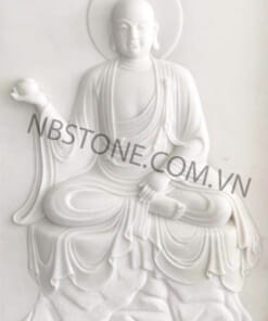 Phù điêu đá tượng la hán Cử Bát NBS-PDD231