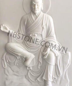 Phù điêu đá tượng la hán Khánh Hỷ NBS-PDD232