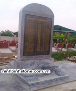 Bia đá đẹp đặt trên lưng rùa NBS-BD 207