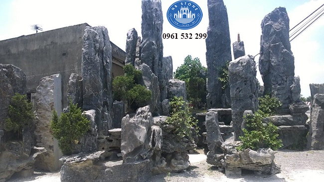 Kích thước cây hương ngoài trời thờ thần linh | Bàn thờ ngoài trời 12 ninh binh stone dia chi uy tin che tac hon non bo bang da 1