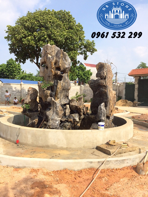 Kích thước cây hương ngoài trời thờ thần linh | Bàn thờ ngoài trời 14 ninh binh stone dia chi uy tin che tac hon non bo bang da 3
