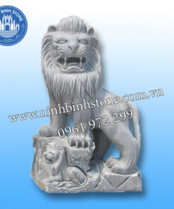 Tượng sư tử đá NBS-STĐ 206 - Sư tử đá phong thủy chất lượng cao