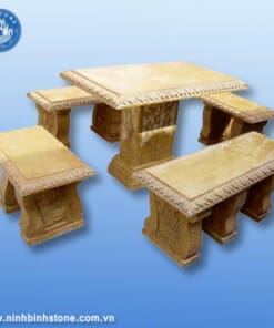 Bàn ghế đá đẹp NBS-BGD 220