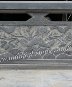 Lan can đá xanh chạm Sen đẹp NBS-LCD247