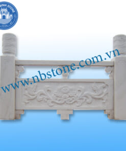 Lan can đá trắng đẹp NBS-LCD233 - hàng rào đá trắng