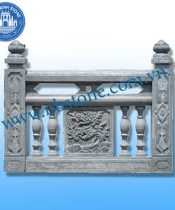 Lan can đá xanh tự nhiên đẹp - hàng rào đá NBS-LCD234