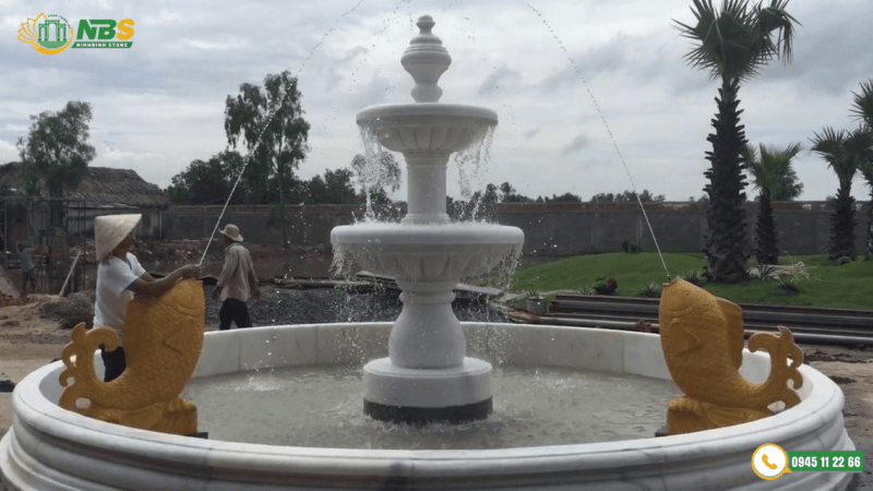 Đài phun nước bằng đá