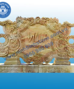 Phù điêu đá màu vàng NBS-PDD238 - Tranh điêu khắc Đá