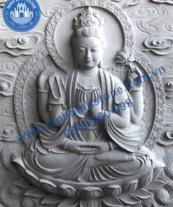 Phù điêu đá NBS-PDD 241 - Tranh phù điêu Đá phật quan âm