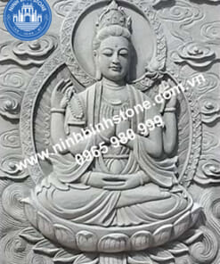 Phù điêu đá đẹp phật quan âm NBS-PDD 246
