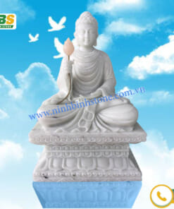 Tựơng phật A di đà cầm bông sen