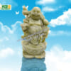 Tựơng phật Di lặc bằng đá cẩm thạch xanh