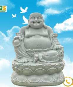 Tượng phật Di lạc bằng đá nguyên khối giá rẻ