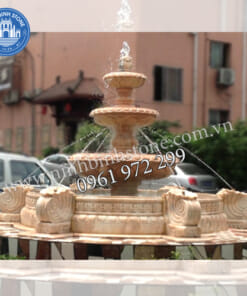 Đài phun nước đá vàng nguyên khối NBS-DPN237