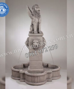 Đài phun nước tạo khối hình sư tử NBS-DPN249