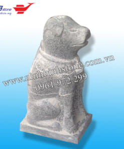 Tượng Chó đá NBS-TCĐ 212 - Tượng chó đá tự nhiên đẹp
