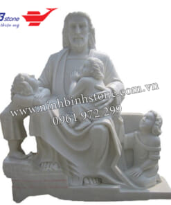 Tượng chúa đá nguyên khối NBS-TC206