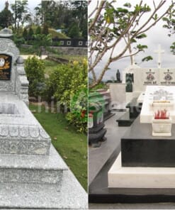 Mộ đá hoa cương đẹp NBS-MĐHC205