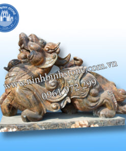 Tỳ hưu đá vàng - Tỳ hưu đá  phong thủy tự nhiên NBS-TH207