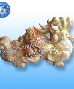 Tỳ hưu đá phong thủy NBS-TH209 - Tượng tỳ hưu đá vàng nguyên khối đẹp