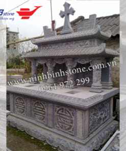 Mộ đôi hai mái  công giáo NBS-MĐĐ243
