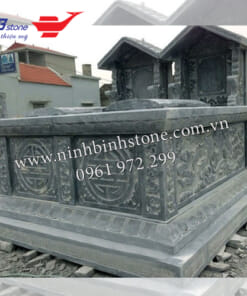 Mộ đôi đá xanh rêu NBS-MĐĐ250