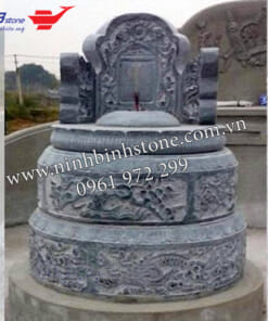 Mộ đá tròn chạm rồng NBS-MĐT229