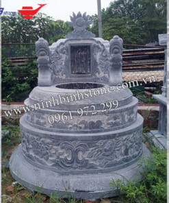 Mộ đá tròn đơn giản đẹp NBS-MĐT225