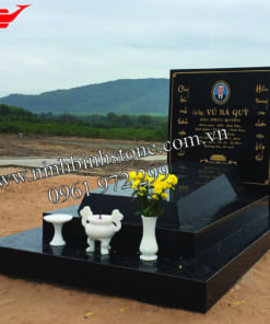 Mộ đá Granite đen NBS-MĐG245