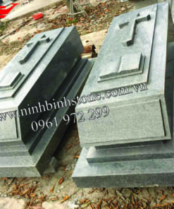 Mộ đá hoa cương công giáo NBS-MCG241
