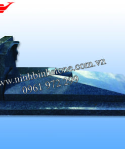 Mộ đá Granite đen nguyên khối NBS-MĐG246