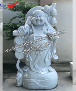 Tượng phật di lạc cầm cành đào NBS-PDL235