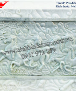Phù điêu đá Bát Mã NBS-PDD 254