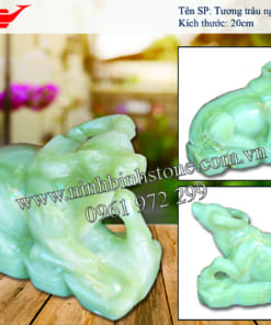 Tượng Trâu ngọc phong thủy - để bàn NB-CGD229