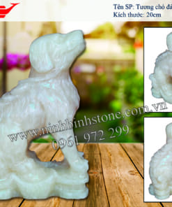 Tượng chó đá phong thủy- để bàn NBS-TCĐ 217