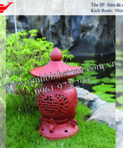 Đèn đá sân vườn đỏ NBS-DD259